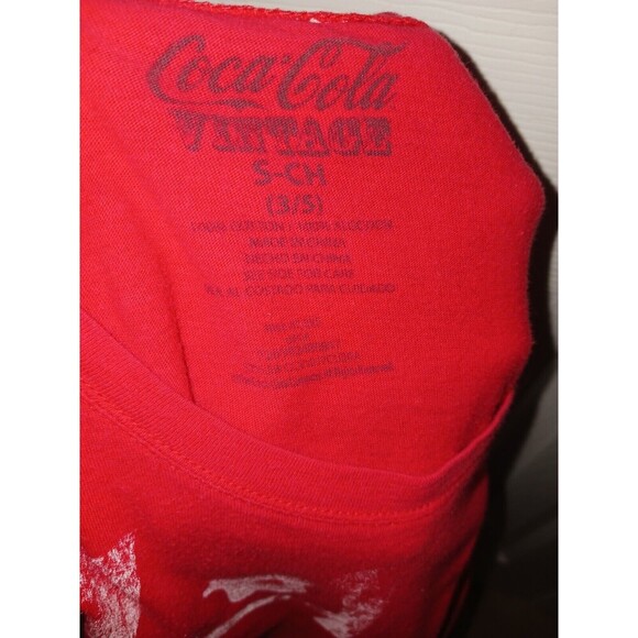 Coca Cola Red T-Shirts In A Lot Of 2. Size XL & Size Small. Vintage. Womens - Picture 7 of 8